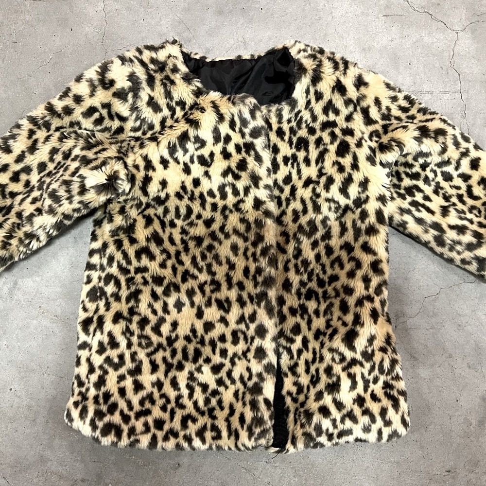Leopard Furry Jacket